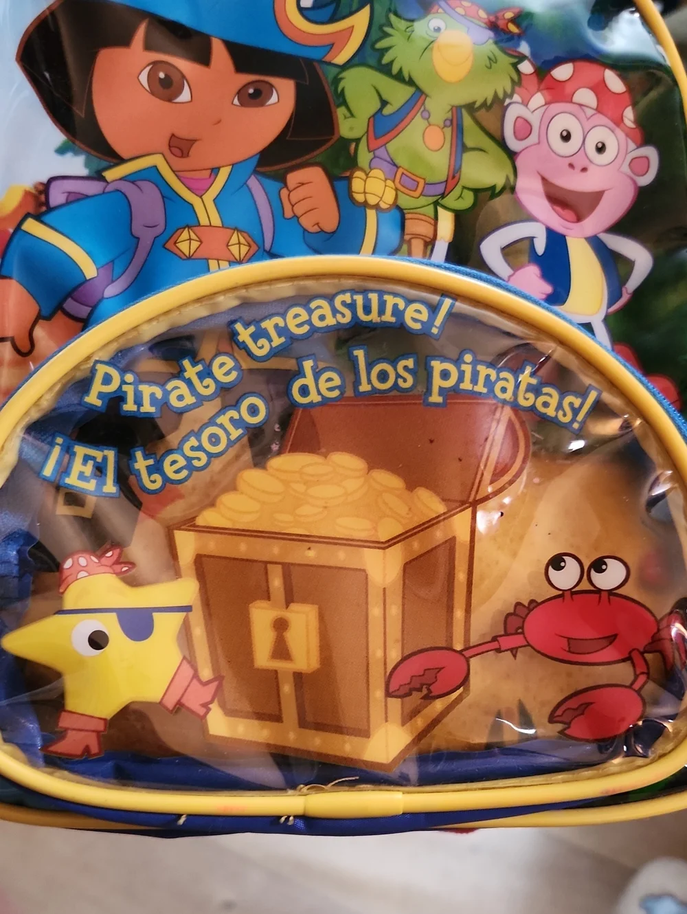 NWOT Small Dora The Explorer Pirate Treasure Backpack